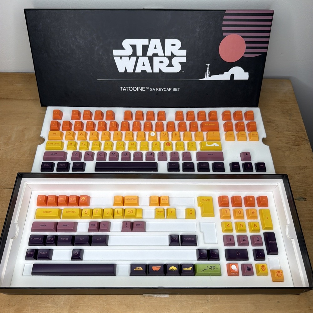 Star Wars Tatooine SA NovelKeys Mechanical Keyboard Keycap Set Complete Boxed